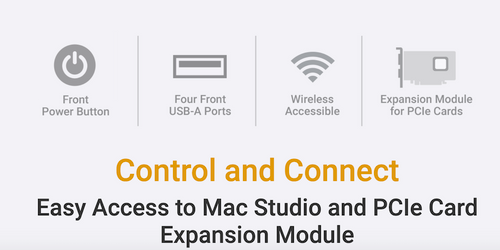 Sonnet xMac Studio 3U rackmount enclosure system Sonnet xMac Studio 3U rackmount enclosure system